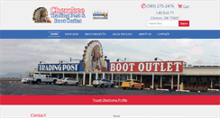 Desktop Screenshot of cherokeegifts.com